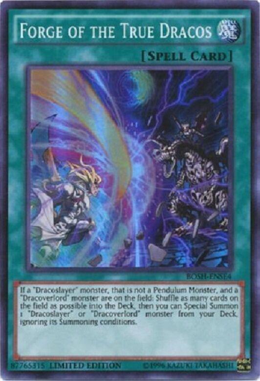 Forge of the True Dracos BOSH-ENSE4 YuGiOh Breakers of Shadow