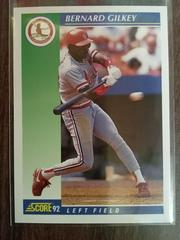 Bernard Gilkey #544 Baseball Cards 1992 Score Prices