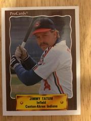 Jimmy Tatum #1302 Baseball Cards 1990 Procards Prices
