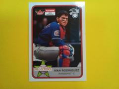 Ivan Rodriguez Baseball Cards 2001 Fleer Platinum 20th Anniversary Reprint Prices