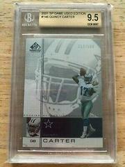 Quincy Carter Football Cards 2001 SP Game Used Prices
