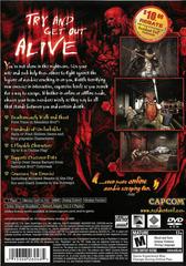 Back Cover | Resident Evil Outbreak File 2 Playstation 2