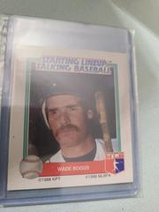 Wade Boggs Baseball Cards 1988 Kenner Starting Line Up Talking Baseball Prices