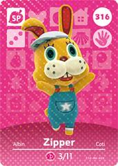 Zipper #316 [Animal Crossing Series 4] Amiibo Cards Prices
