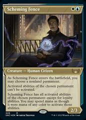 Scheming Fence [Foil Etched] Magic Streets of New Capenna Prices