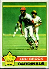 Lou Brock #10 Baseball Cards 1976 Topps Prices