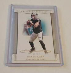 Derek Carr [Gold] #72 Football Cards 2018 National Treasures Prices