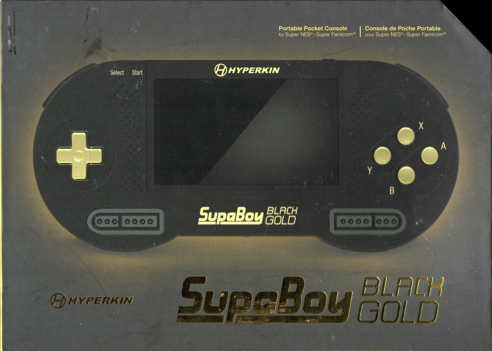 Hyperkin SupaBoy Black Gold Super Nintendo