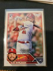 Alec Burleson Baseball Cards 2023 Topps Update Prices
