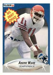 Andre Ware #103 Football Cards 1990 Fleer Prices
