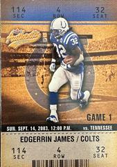 Edgerrin James #71 Football Cards 2003 Fleer Authentix Prices