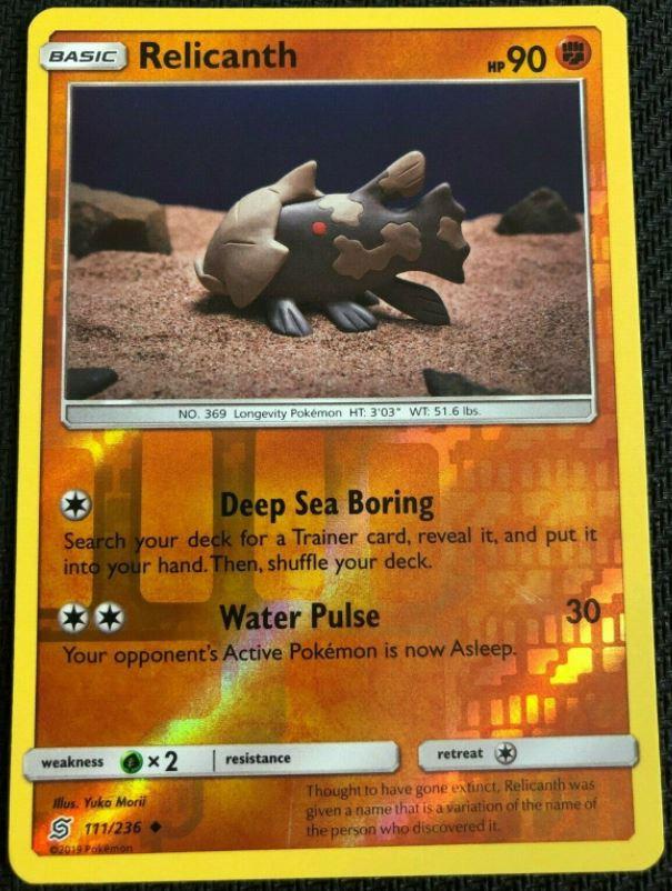 Relicanth [Reverse Holo] #111 Pokemon Unified Minds