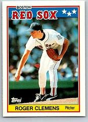 Roger Clemens #15 Baseball Cards 1988 Topps U.K. Mini Prices