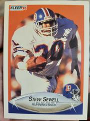Steve Sewell Football Cards 1990 Fleer Prices