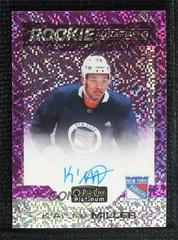 K'Andre Miller [Violet Pixels] Hockey Cards 2020 O Pee Chee Platinum Rookie Autographs Prices