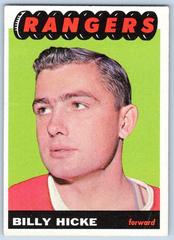 Bill Hicke Hockey Cards 1965 Topps Prices
