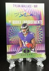 Tylan Wallace [Purple] #RE-26 Football Cards 2021 Panini Illusions Rookie Endorsements Autographs Prices
