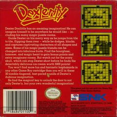 Dexterity - Back | Dexterity GameBoy