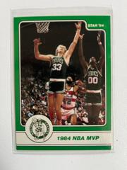 Larry Bird #12 Basketball Cards 1984 Star Prices