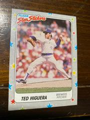 Ted Higuera #37 Baseball Cards 1988 Fleer Star Stickers Prices