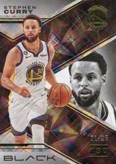 Stephen Curry [Gold] #1 Basketball Cards 2022 Panini Black Prices