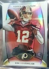 Kirk Cousins [Red Refractor] #104 Football Cards 2012 Topps Platinum Prices