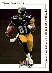 Troy Edwards #111 Football Cards 2001 Fleer Premium Prices
