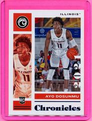 Ayo Dosunmu [Blue] #19 Basketball Cards 2021 Panini Chronicles Draft Picks Prices