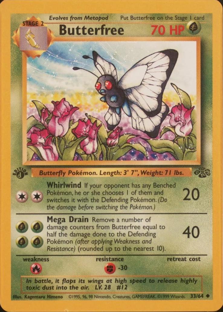 Butterfree [D Edition Error] #33 Pokemon Jungle