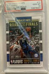 Joel Embiid #17 Basketball Cards 2018 Panini Hoops Road to the Finals Prices