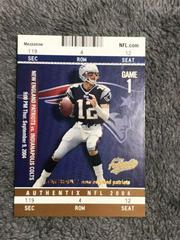 Tom Brady [Mezzanine Bronze] #1 Football Cards 2004 Fleer Authentix Prices