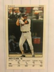 Jack Clark Baseball Cards 1991 Panini Stickers Prices