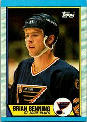 Brian Benning #86 Hockey Cards 1989 Topps Prices