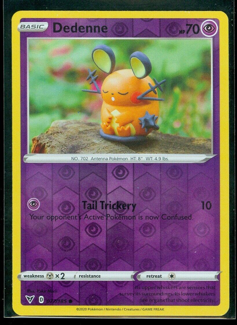 Dedenne [Reverse Holo] #77 Pokemon Vivid Voltage