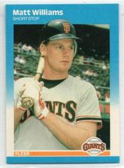 Matt Williams Baseball Cards 1987 Fleer Update Glossy Prices