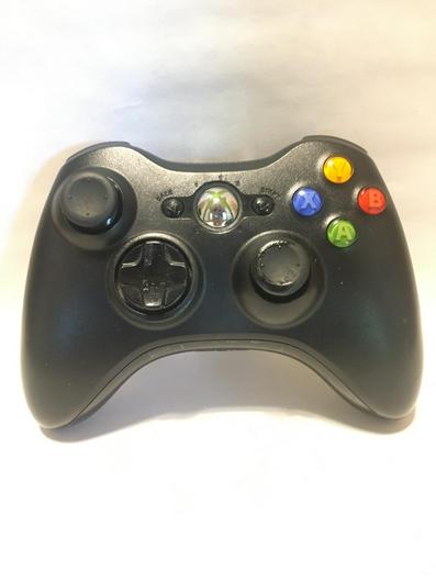 Black Xbox 360 Wireless Controller photo