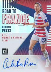 Christen Press #RF-CP Soccer Cards 2018 Panini Donruss Road to France Autographs Prices