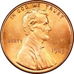 1983 Coins Lincoln Memorial Penny Prices