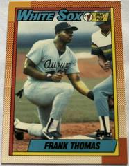 Frank Thomas Baseball Cards 1990 Topps Tiffany Prices