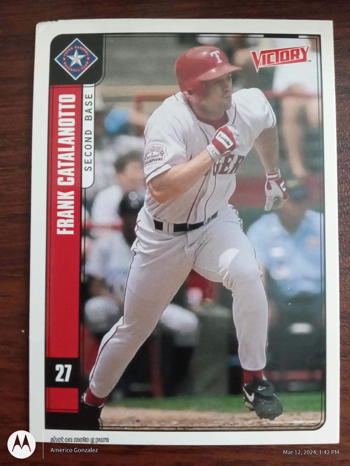 Frank Catalanotto Ungraded 2001 Upper Deck Victory