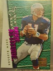 Drew Bledsoe #F14 Football Cards 1995 Skybox Impact More Attitude Prices