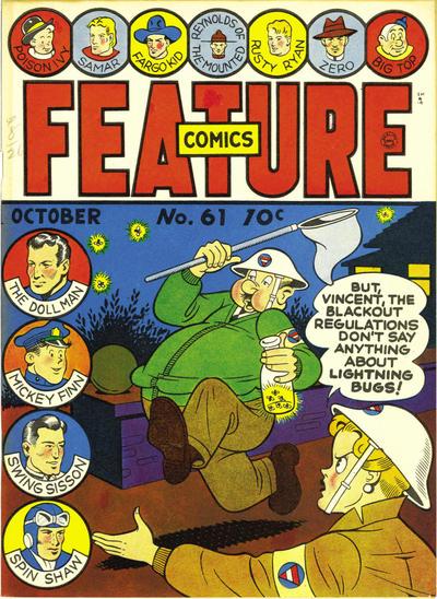 Feature Comics #61 (1942) Comic Books Feature Comics