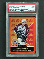 Ray Bourque [Rainbow Orange] #R8 Hockey Cards 2015 O-Pee-Chee Platinum Retro Prices