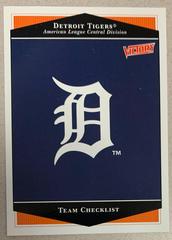 Detroit Tigers [Checklist] #140 Baseball Cards 1999 Upper Deck Victory Prices
