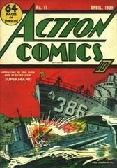 Action Comics #11 (1939) Comic Books Action Comics Prices