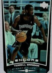 Terrell Brandon Basketball Cards 1998 Upper Deck Encore Prices