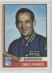 Emile Francis Hockey Cards 1974 Topps Prices