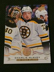 Charlie McAvoy [High Gloss] Hockey Cards 2018 Upper Deck Prices