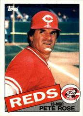 Pete Rose #600 Baseball Cards 1985 Topps Prices