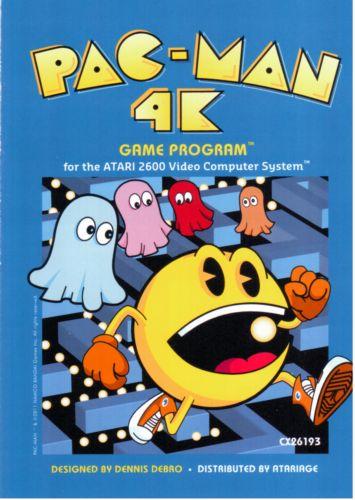 Pac-Man 4K Atari 2600